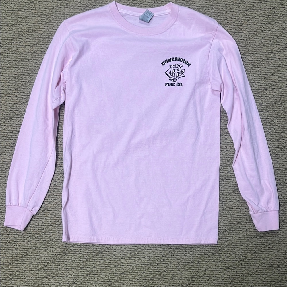 Duncannon Fire Co. Pink Long Sleeve Shirt